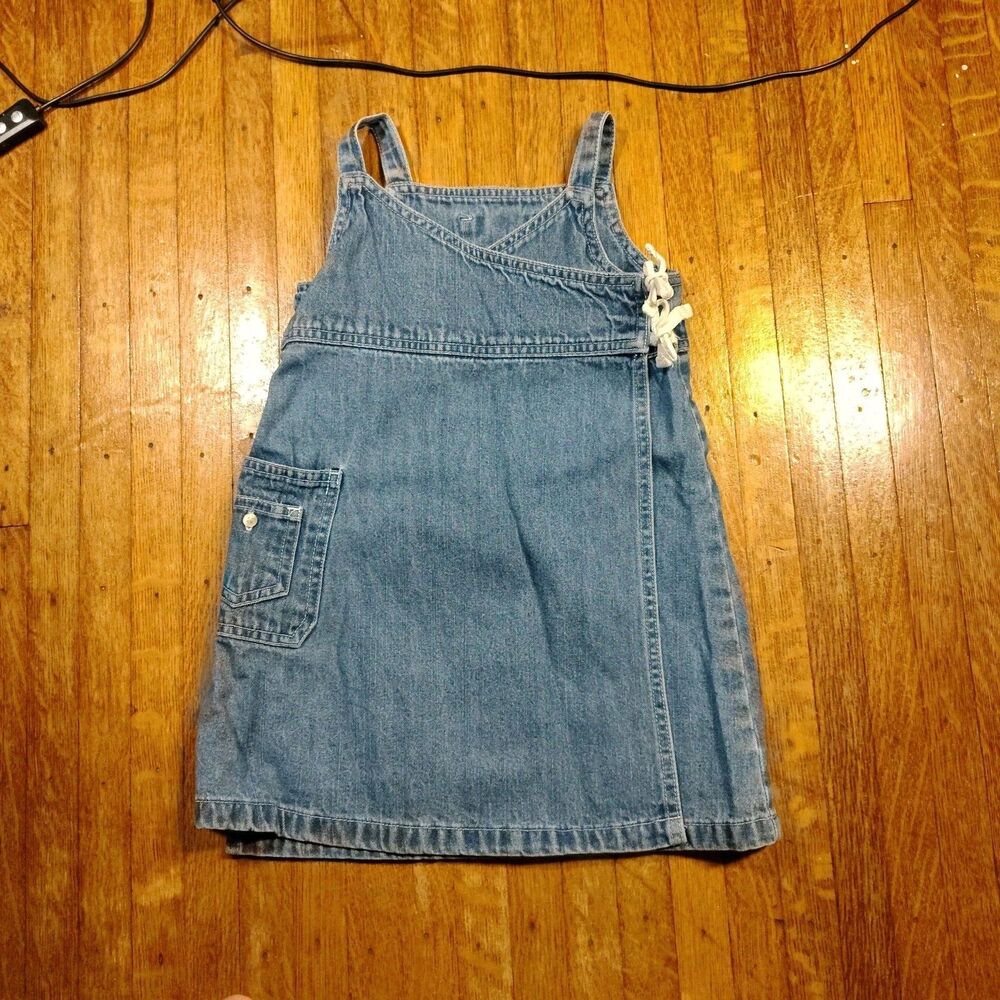 VTG Y2K Denim Old Navy 2002 Dress Size 2T/T491